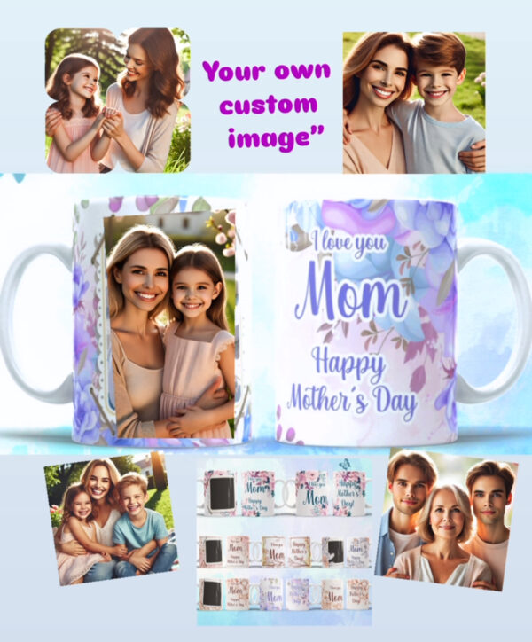 Taza Día de las Madres con Imagen Personalizada – Hecho con Amor